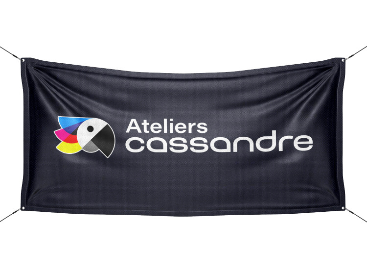 B&acirc;che publicitaire - 450 gr - 200 x 80 cm