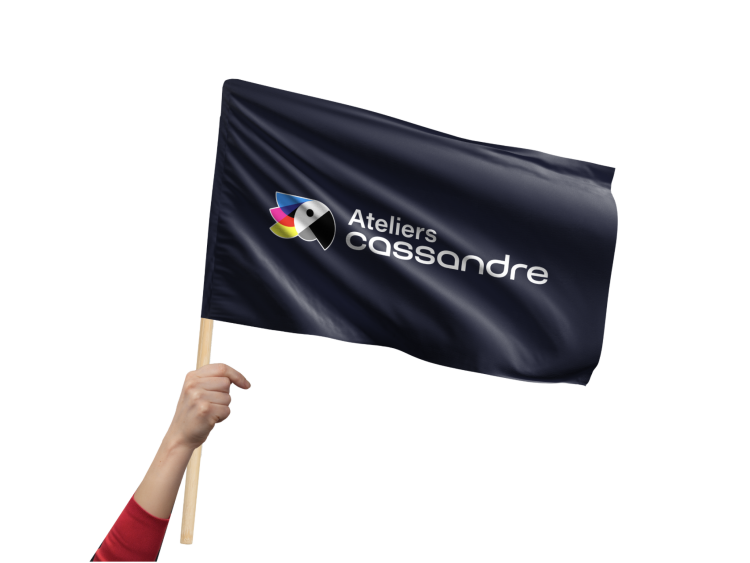 Drapeau à main