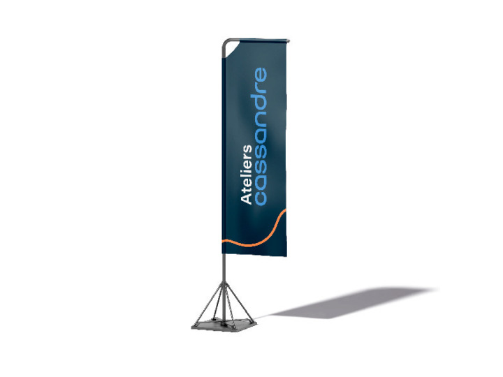 Drapeau rectangle  Beach Flag